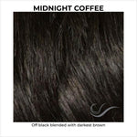 Load image into Gallery viewer, Midnight Coffee-Off black blended with darkest brown

