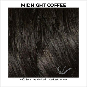 Midnight Coffee-Off black blended with darkest brown
