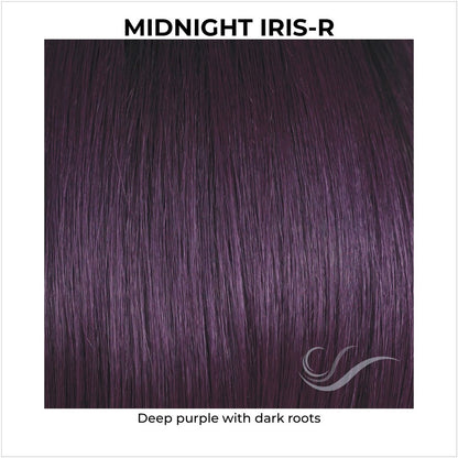 Midnight Iris-R-Deep purple with dark roots