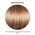 Load image into Gallery viewer, Mocha (GL12/14)-Light golden brown blended caramel and golden blonde
