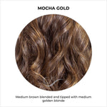 Load image into Gallery viewer, Mocha Gold-Medium brown blended and tipped with medium golden blonde
