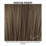 Load image into Gallery viewer, Mocha Frost-Light mocha brown blended equally with soft golden blonde
