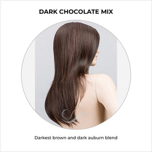 Music by Ellen Wille in Dark Chocolate Mix-Darkest brown and dark auburn blend