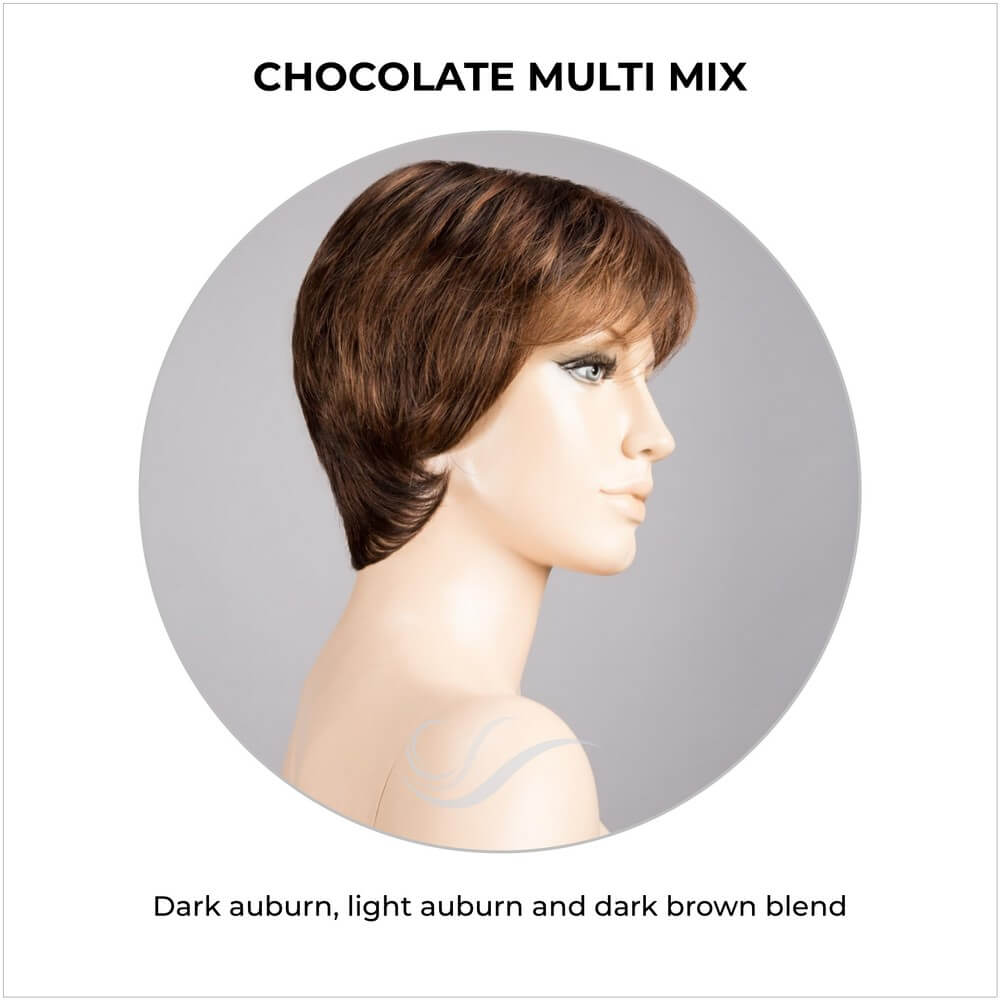 Napoli Soft by Ellen Wille in Chocolate Multi Mix-Dark auburn, light auburn and dark brown blend