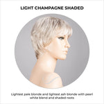 Load image into Gallery viewer, Napoli Soft by Ellen Wille in Light Champagne Shaded-Lightest pale blonde and lightest ash blonde with pearl white blend and shaded roots
