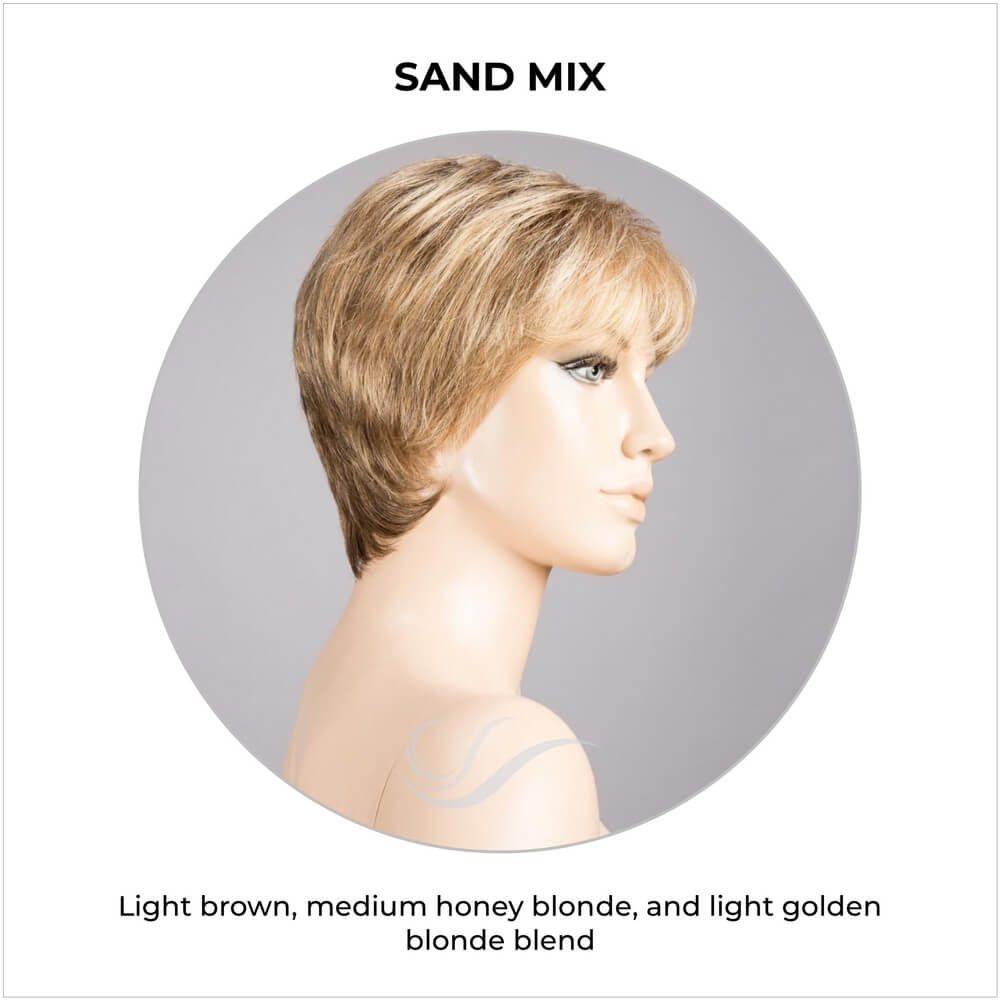 Napoli Soft by Ellen Wille in Sand Mix-Light brown, medium honey blonde, and light golden blonde blend
