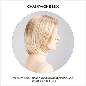 Narano by Ellen Wille in Champagne Mix-Medium beige blonde, medium gold blonde, and lightest blonde blend