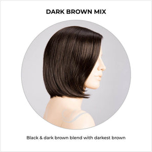 Narano by Ellen Wille in Dark Brown Mix-Black & dark brown blend with darkest brown