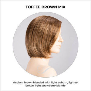 Narano by Ellen Wille in Toffee Brown Mix-Medium brown blended with light auburn, lightest brown, light strawberry blonde