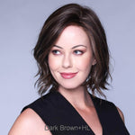 Load image into Gallery viewer, Newport by Belle Tress wig in Dark Brown+HL Image 4
