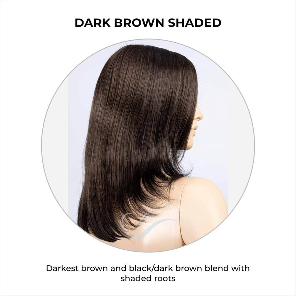 Noblesse Soft by Ellen Wille in Dark Brown Shaded-Darkest brown and black/dark brown blend with shaded roots