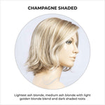 Load image into Gallery viewer, Nola by Ellen Wille in Champagne Shaded-Lightest ash blonde, medium ash blonde with light golden blonde blend and dark shaded roots
