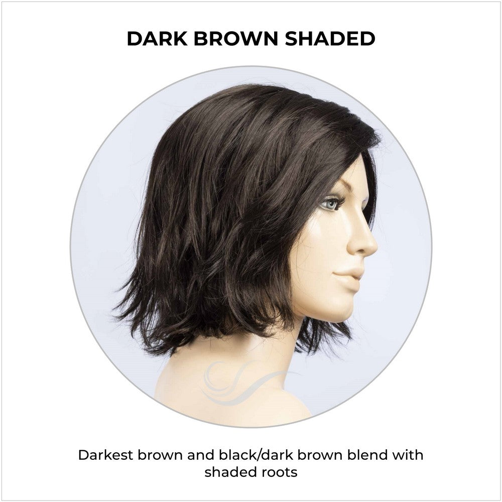 Nola by Ellen Wille in Dark Brown Shaded-Darkest brown and black/dark brown blend with shaded roots