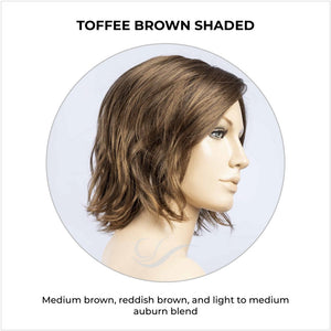 Nola by Ellen Wille in Toffee Brown Shaded-Medium brown, reddish brown, and light to medium auburn blend
