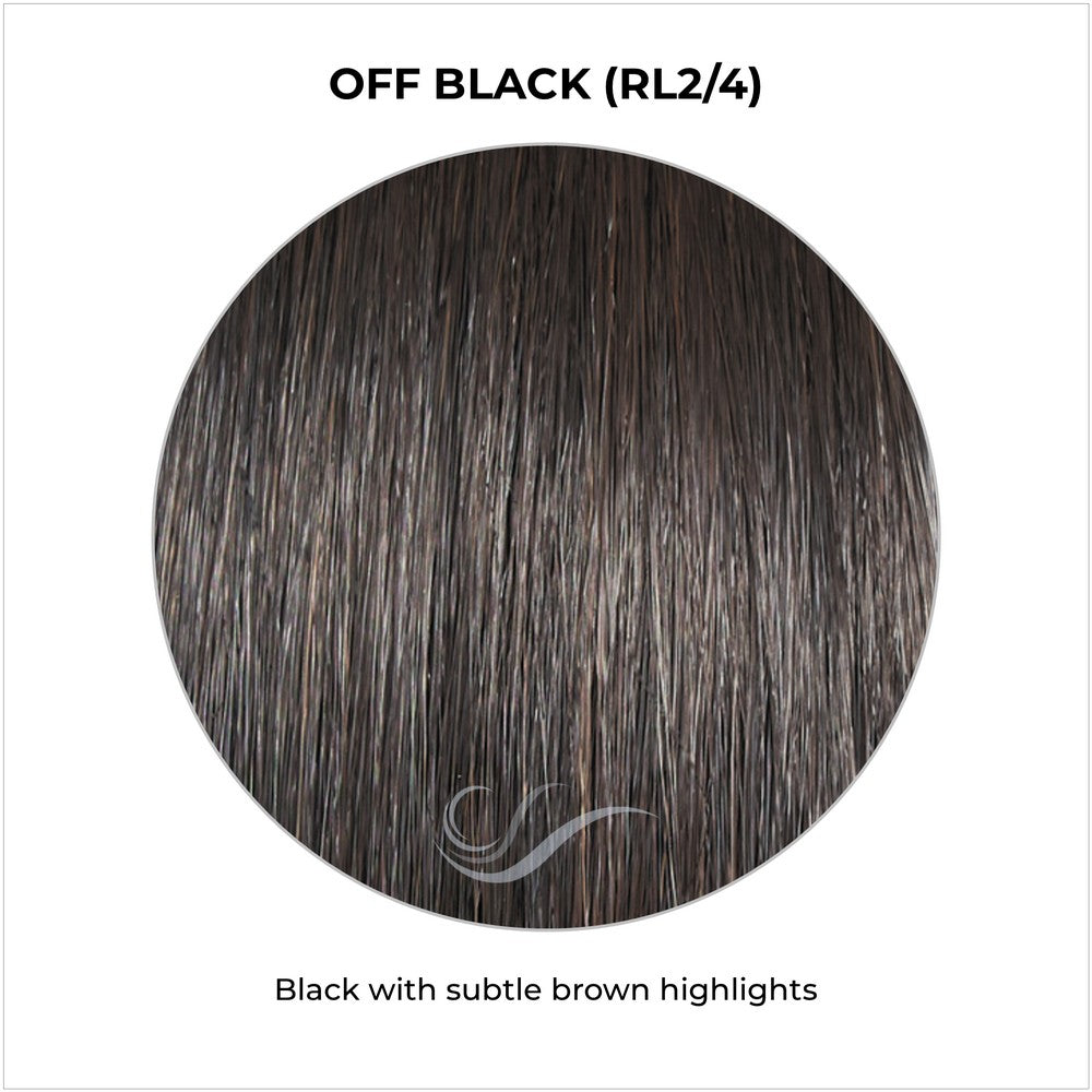 Off Black (RL2/4)-Black with subtle brown highlights