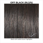 Load image into Gallery viewer, Off Black (RL2/4)-Black with subtle brown highlights

