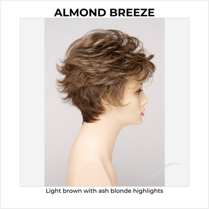 Olivia By Envy in Almond Breeze-Light brown with ash blonde highlights