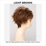 Load image into Gallery viewer, Olivia By Envy in Light Brown-Blend of light golden brown and light auburn brown
