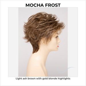 Olivia By Envy in Mocha Frost-Light ash brown with gold blonde highlights