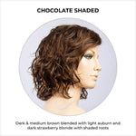Load image into Gallery viewer, Onda by Ellen Wille in Chocolate Shaded-Dark &amp; medium brown blended with light auburn and dark strawberry blonde with shaded roots
