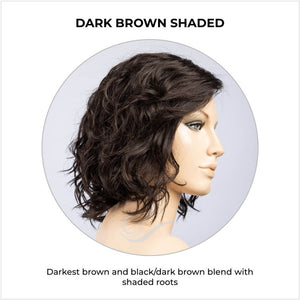 Onda by Ellen Wille in Dark Brown Shaded-Darkest brown and black/dark brown blend with shaded roots