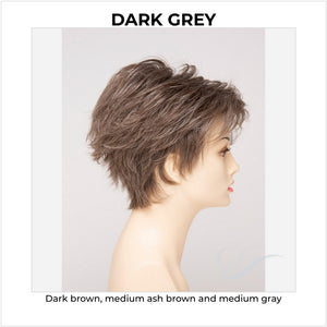Ophelia By Envy in Dark Grey-Dark brown, medium ash brown and medium gray