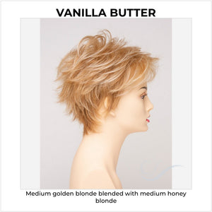 Ophelia By Envy in Vanilla Butter-Medium golden blonde blended with medium honey blonde