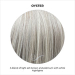 Load image into Gallery viewer, Oyster-A blend of light ash brown and platinum with white highlights
