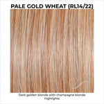Load image into Gallery viewer, Pale Gold Wheat (RL14/22)-Dark golden blonde with champagne blonde highlights

