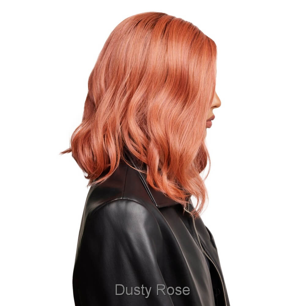 Panache Wavez by Rene of Paris wig in Dusty Rose Image 4