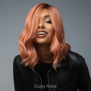 Panache Wavez by Rene of Paris wig in Dusty Rose Image 1