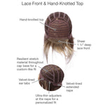 Load image into Gallery viewer, Lace front and hand knotted top
