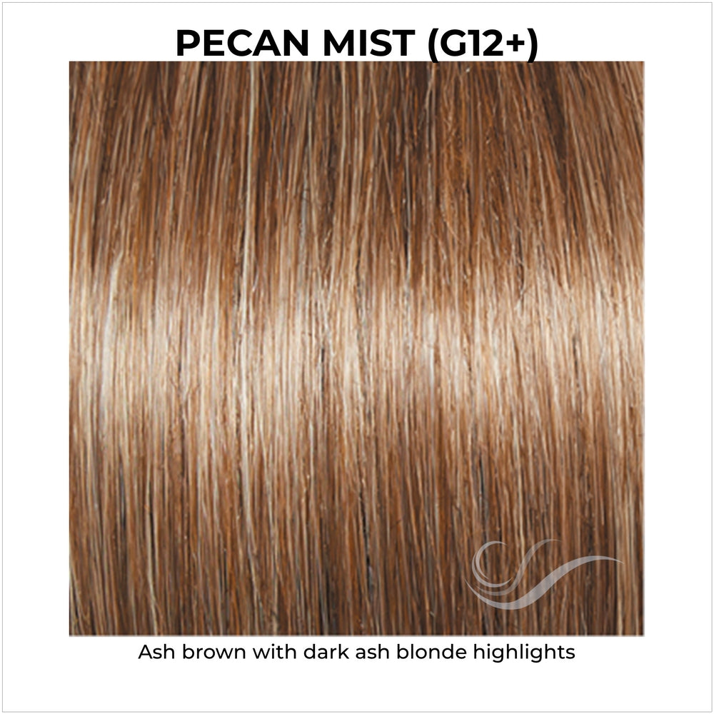 Pecan Mist (G12+)-Ash brown with dark ash blonde highlights