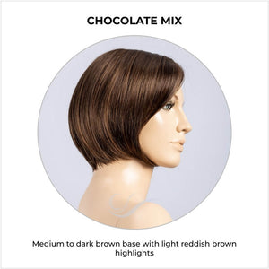 Piemonte Super by Ellen Wille in Chocolate Mix-Medium to dark brown base with light reddish brown highlights