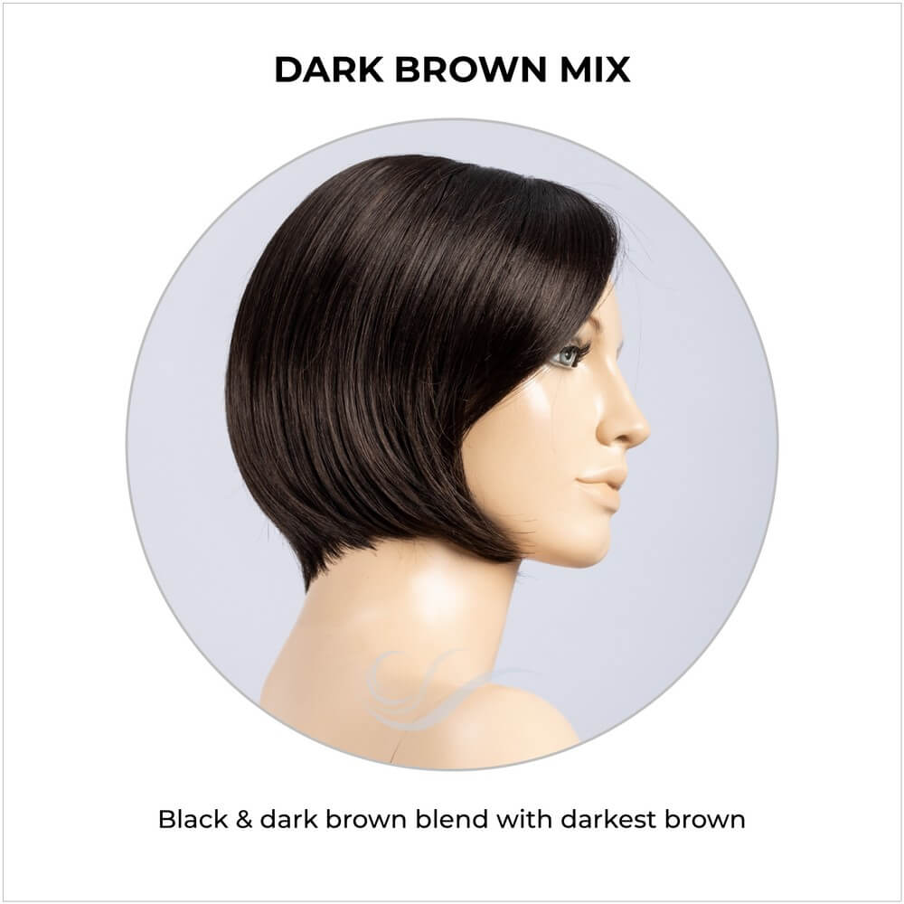 Piemonte Super by Ellen Wille in Dark Brown Mix-Black & dark brown blend with darkest brown