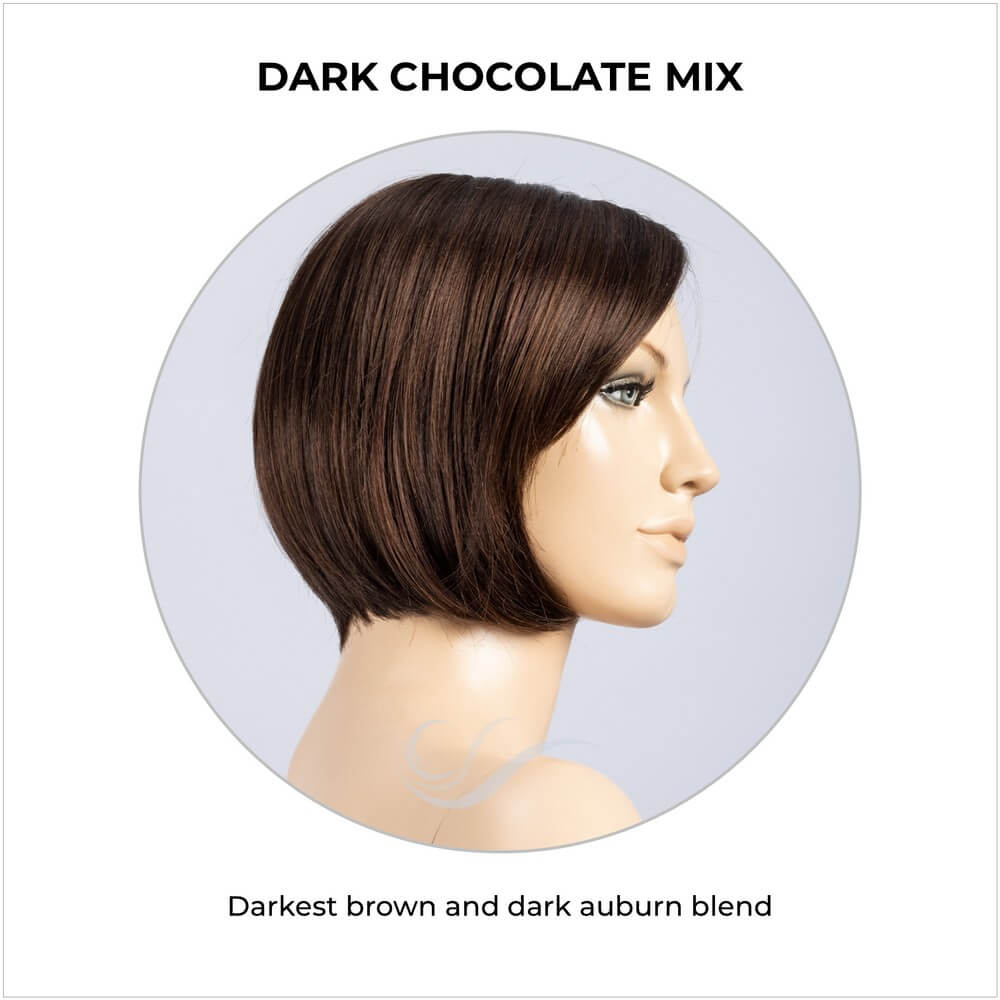 Piemonte Super by Ellen Wille in Dark Chocolate Mix-Darkest brown and dark auburn blend