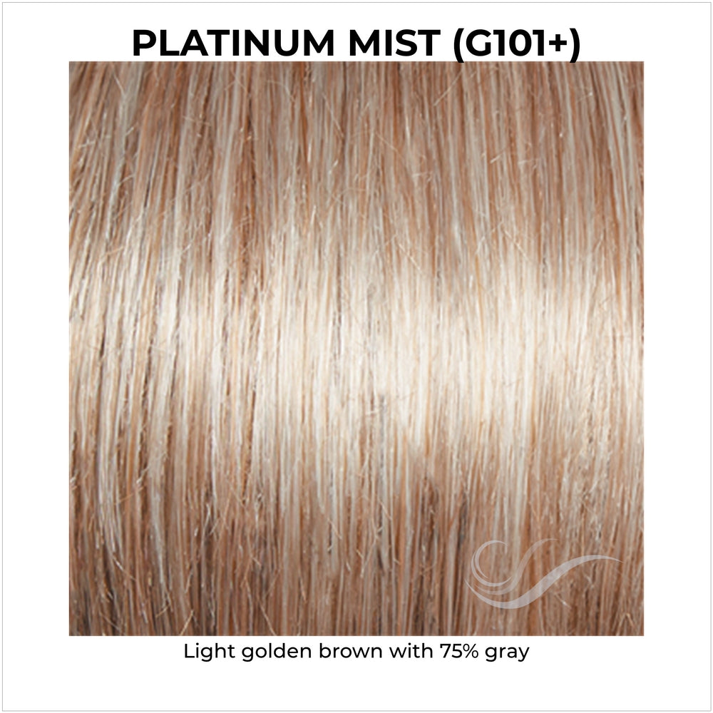 Platinum Mist (G101+)-Light golden brown with 75% gray
