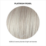 Load image into Gallery viewer, Platinum Pearl-50/50 of creamy blonde &amp; light ash blonde
