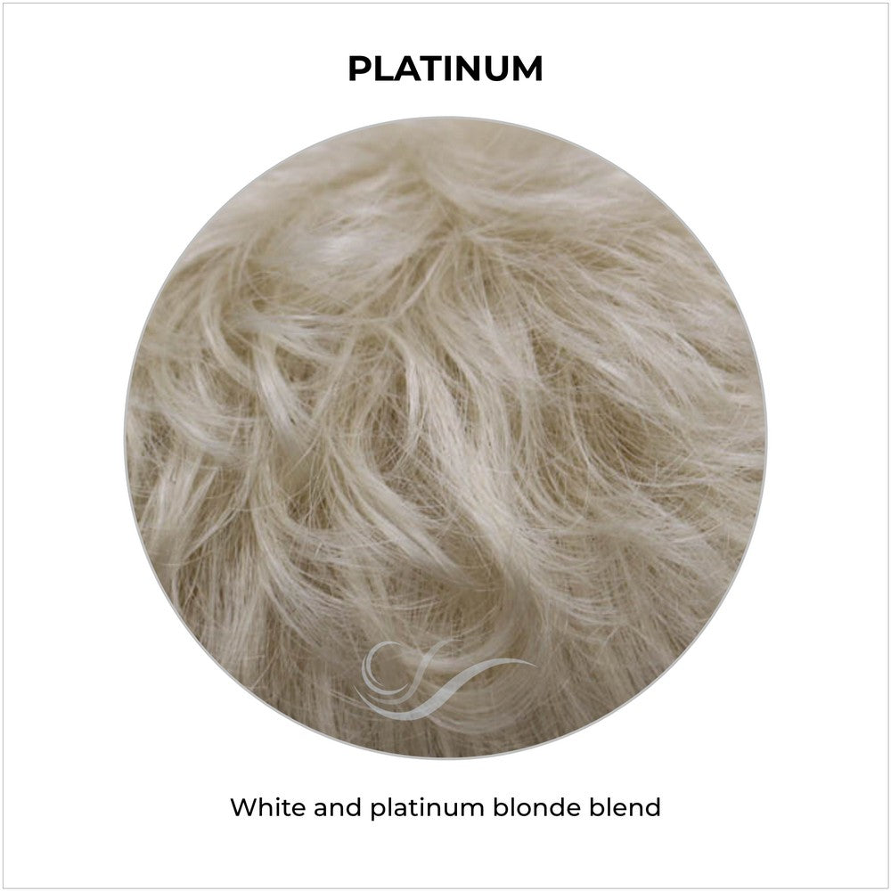 Platinum-White and platinum blonde blend