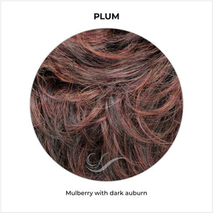 Plum-Mulberry with dark auburn