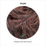 Load image into Gallery viewer, Plum-Mulberry with dark auburn
