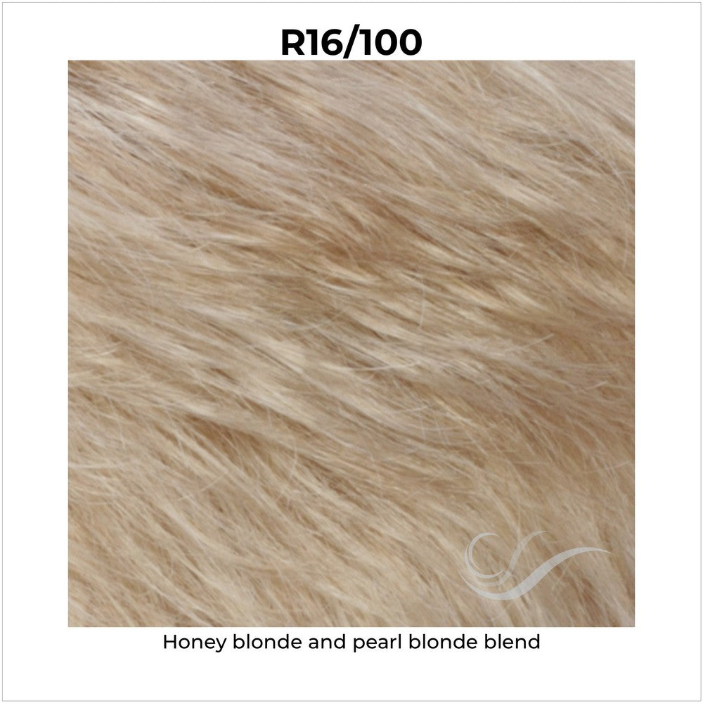 R16/100-Honey blonde and pearl blonde blend