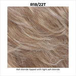 Load image into Gallery viewer, R18/22T-Ash blonde tipped with light ash blonde
