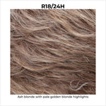 Load image into Gallery viewer, R18/24H-Ash blonde with pale golden blonde highlights

