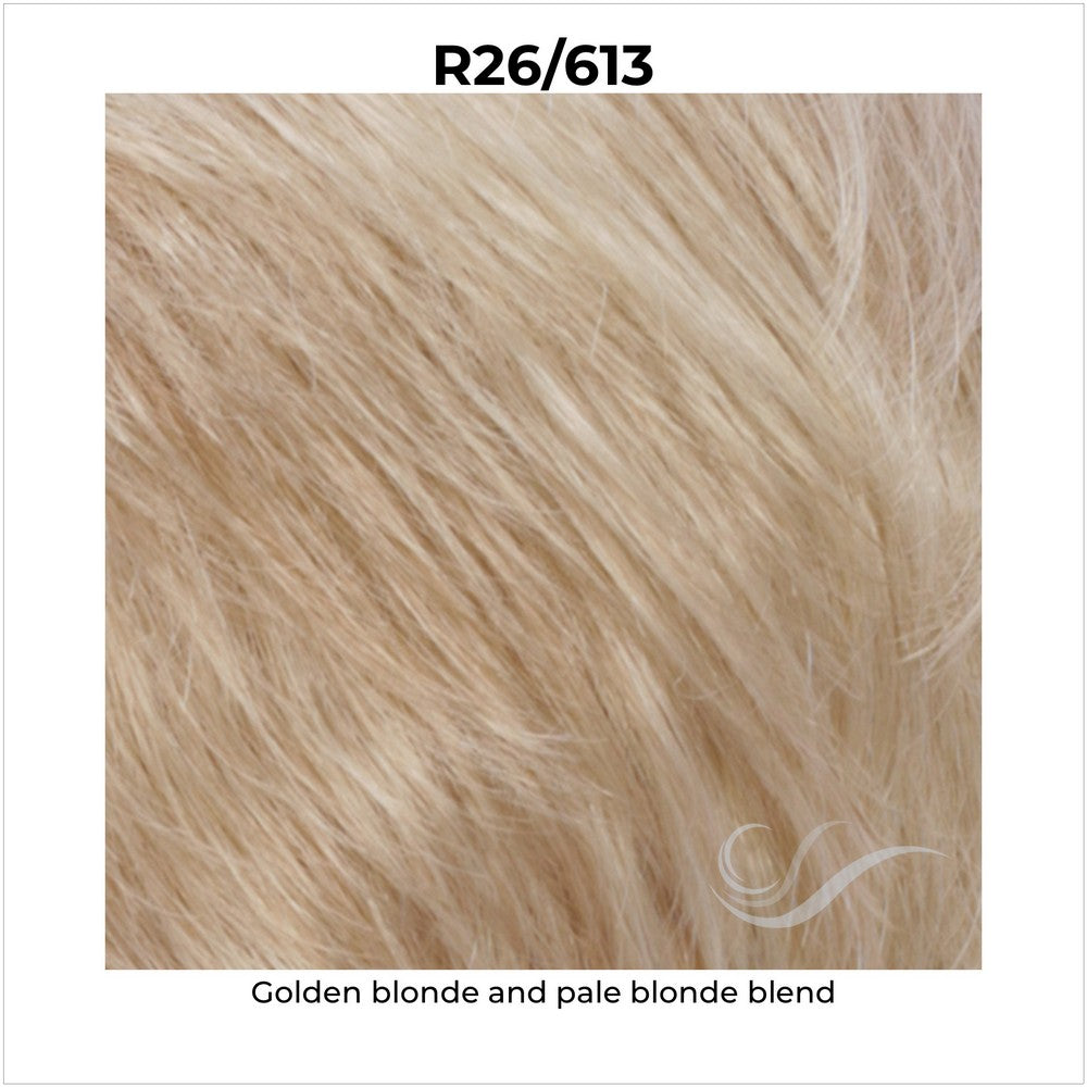 R26/613-Golden blonde and pale blonde blend