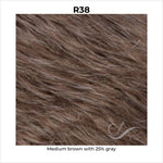 Load image into Gallery viewer, R38-Medium brown with 25% gray
