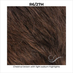 Load image into Gallery viewer, R6/27H-Chestnut brown with light auburn highlights
