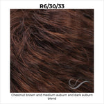 Load image into Gallery viewer, R6/30/33-Chestnut brown and medium auburn and dark auburn blend
