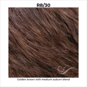 R8/30-Golden brown with medium auburn blend