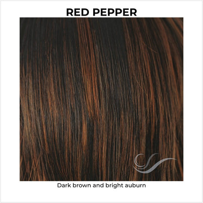 Red Pepper-Dark brown and bright auburn 